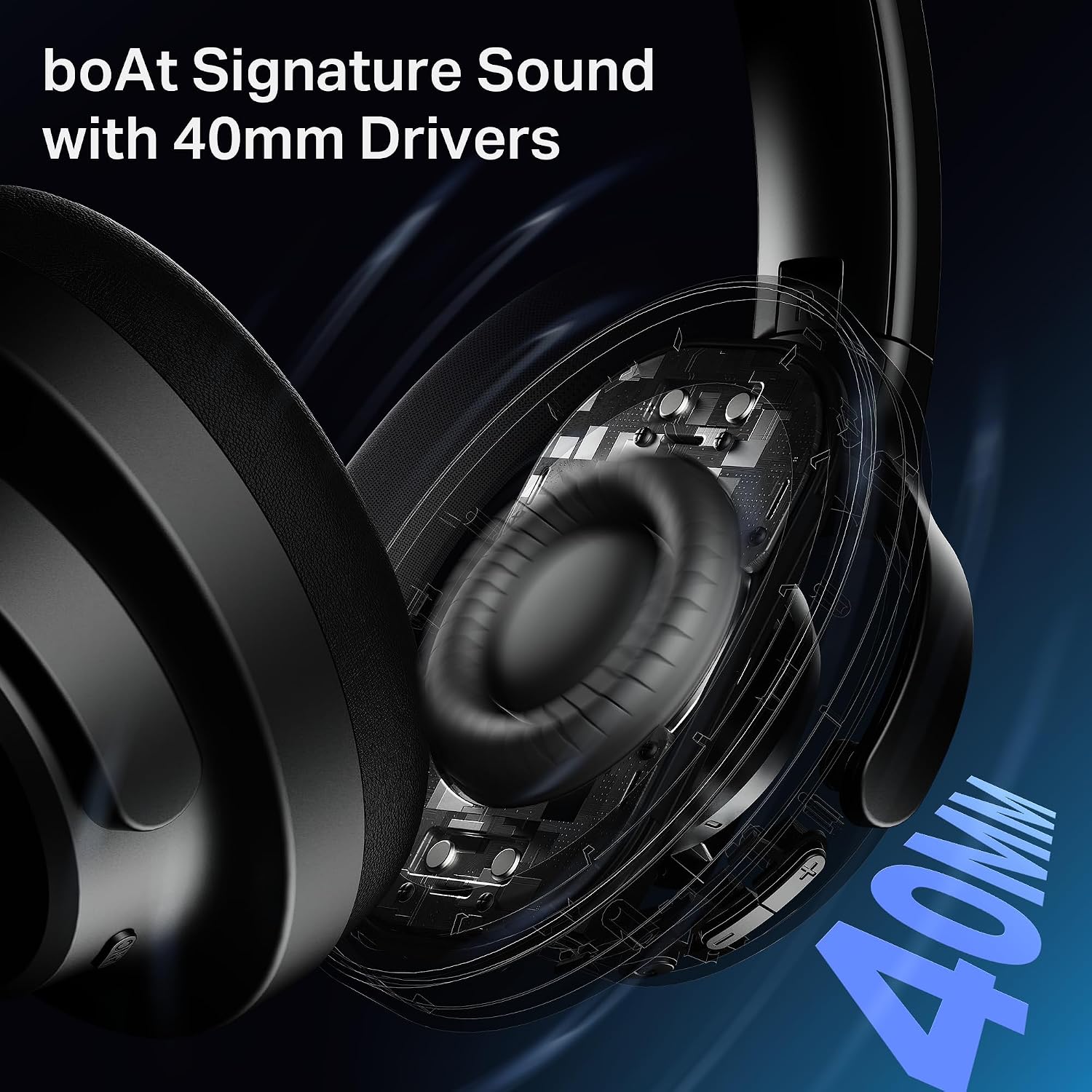boAt Rockerz 512 Hybrid Headphones